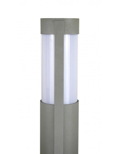 ELIS LAMPA STOJĄCA SŁUPEK 92CM 1 X E27 SREBRNY IP54 TO 3902-H 919 AL SU-MA