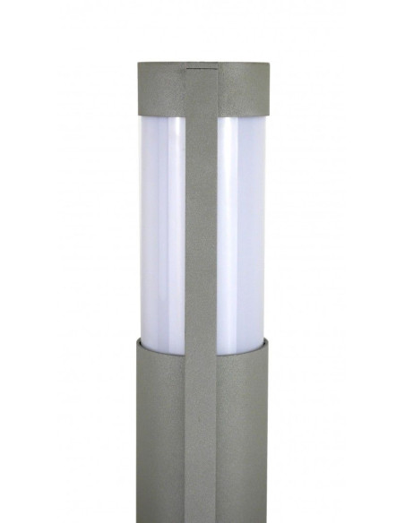 ELIS LAMPA STOJĄCA SŁUPEK 92CM 1 X E27 SREBRNY IP54 TO 3902-H 919 AL SU-MA