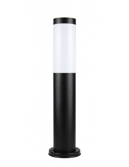 Inox LAMPA STOJĄCA SŁUPEK 40CM 1 X E27 IP44 CZARNY ST 022-450 BL SU-MA