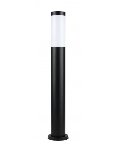 Inox LAMPA STOJĄCA SŁUPEK 65CM 1 X E27 IP44 CZARNY ST 022-650 BL SU-MA