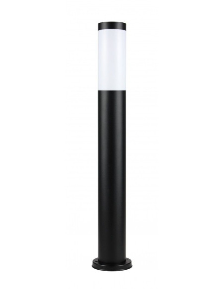Inox LAMPA STOJĄCA SŁUPEK 65CM 1 X E27 IP44 CZARNY ST 022-650 BL SU-MA