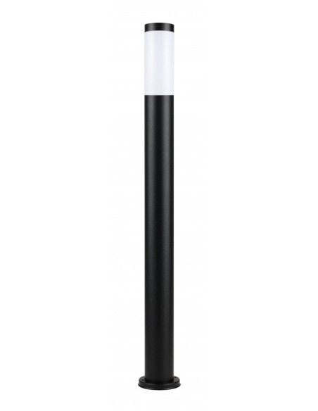 Inox LAMPA STOJĄCA SŁUPEK 110CM 1 X E27 IP44 CZARNY ST 022-1100 BL SU-MA
