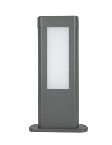 LAMPA LED STOJĄCA SŁUPEK 30CM 8W 560LM 4000K IP54 CIEMNY POPIEL GL-15401 SU-MA