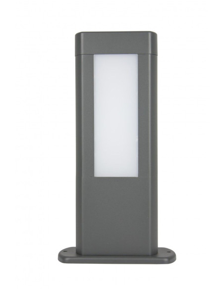 LAMPA LED STOJĄCA SŁUPEK 30CM 8W 560LM 4000K IP54 CIEMNY POPIEL GL-15401 SU-MA