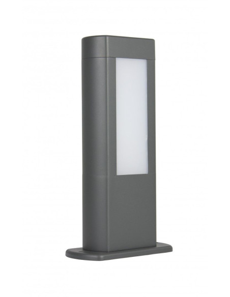 LAMPA LED STOJĄCA SŁUPEK 30CM 8W 560LM 4000K IP54 CIEMNY POPIEL GL-15401 SU-MA