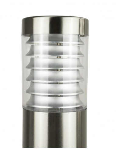 Joy LAMPA STOJĄCA SŁUPEK 50CM 1 X E27 IP44 SREBRNY 91065L-500 SU-MA