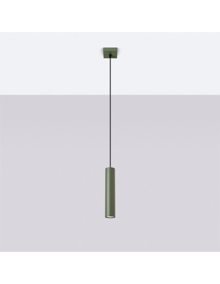 Lampa wisząca LAGOS 1 zielona oliwka