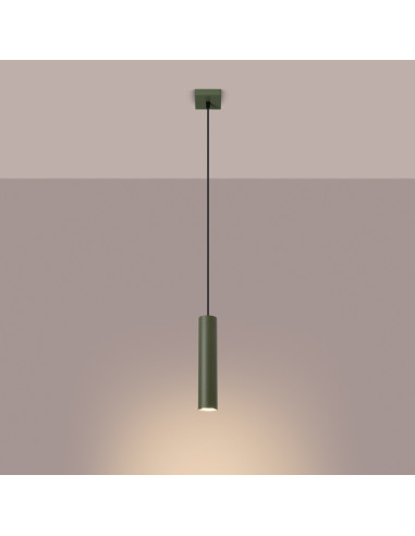 Lampa wisząca LAGOS 1 zielona oliwka