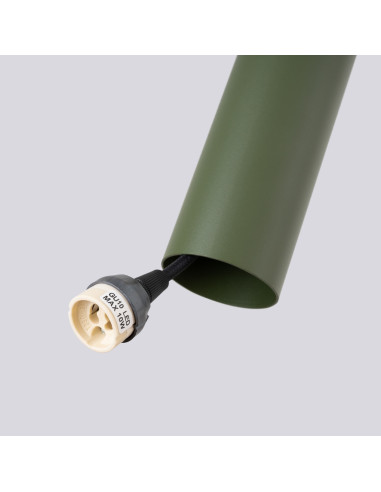 Lampa wisząca LAGOS 1 zielona oliwka