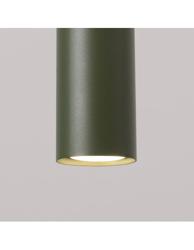 Lampa wisząca LAGOS 3L zielona oliwka