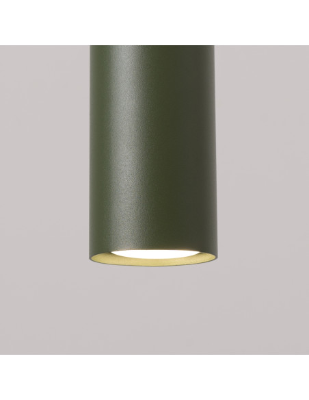 Lampa wisząca LAGOS 3L zielona oliwka