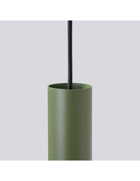 Lampa wisząca LAGOS 3L zielona oliwka