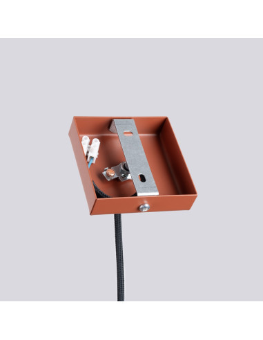 Lampa wisząca LAGOS 1 ochra czerwona