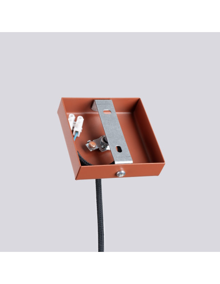 Lampa wisząca LAGOS 1 ochra czerwona