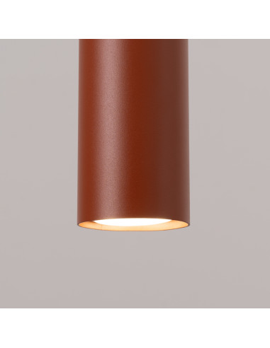 Lampa wisząca LAGOS 3L ochra czerwona