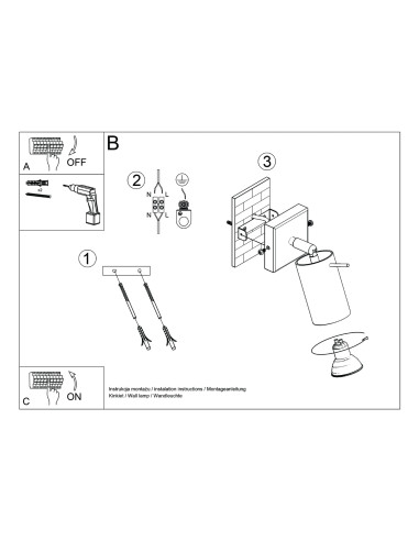 Kinkiet RING beżowy