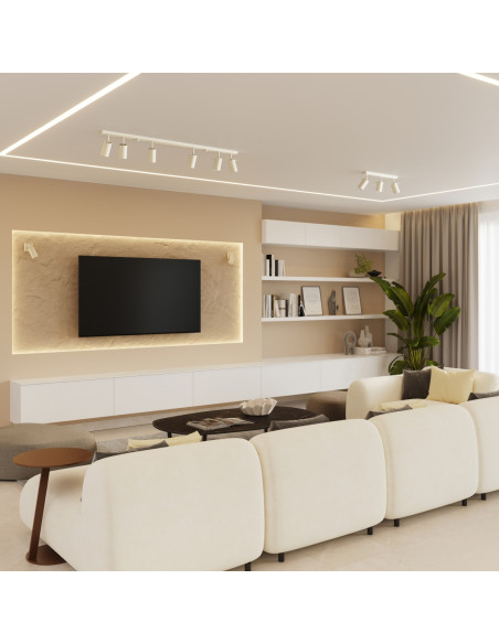 Kinkiet RING beżowy