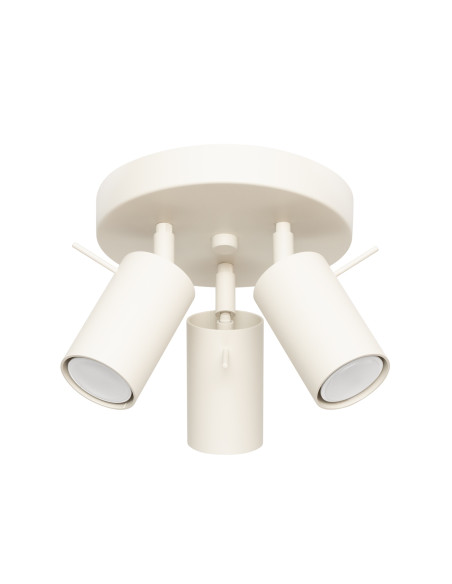 Plafon RING 3P beżowy