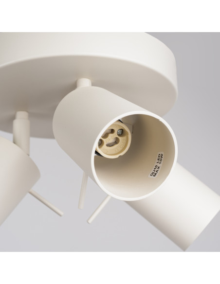 Plafon RING 3P beżowy