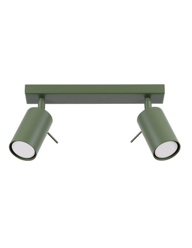 Plafon RING 2 zielony oliwkowy
