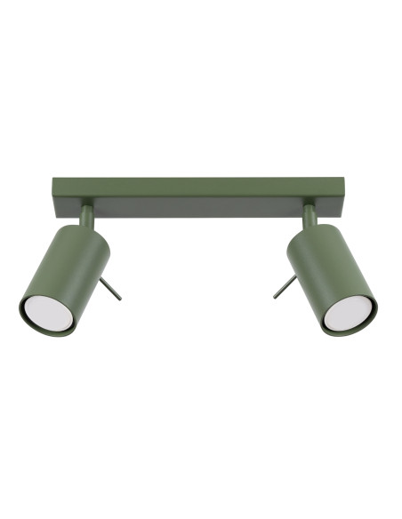 Plafon RING 2 zielony oliwkowy