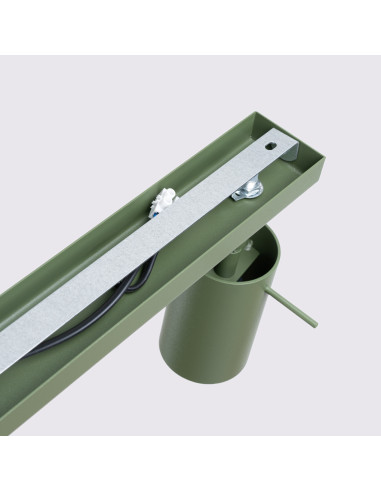 Plafon RING 4L zielony oliwkowy