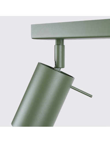Plafon RING 4L zielony oliwkowy