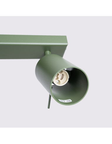 Plafon RING 6L zielony oliwkowy