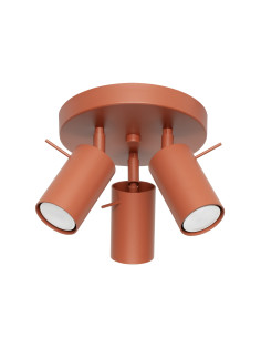 Plafon RING 3P ochra czerwona