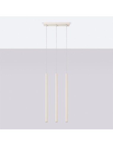 Lampa wisząca PASTELO 3 beżowa