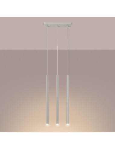 Lampa wisząca PASTELO 3 beżowa