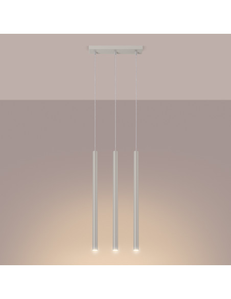 Lampa wisząca PASTELO 3 beżowa