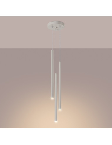 Lampa wisząca PASTELO 3P beżowa