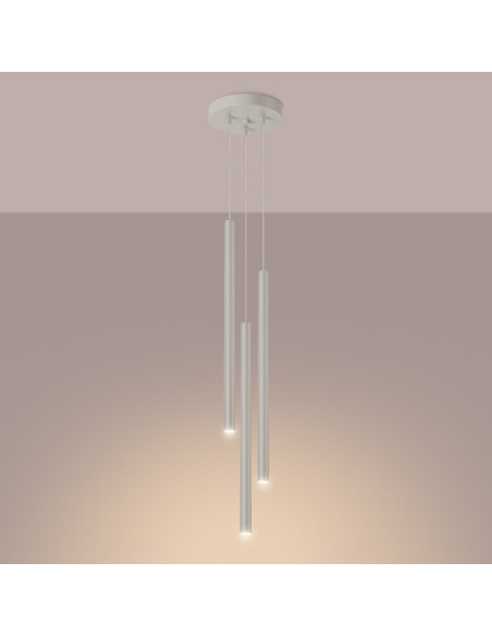 Lampa wisząca PASTELO 3P beżowa