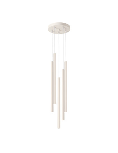Lampa wisząca PASTELO 5P beżowa