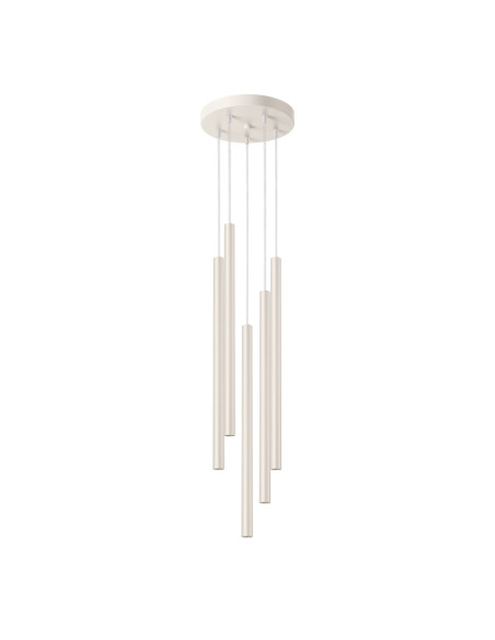 Lampa wisząca PASTELO 5P beżowa