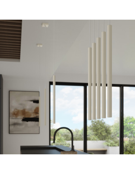 Lampa wisząca PASTELO 5P beżowa