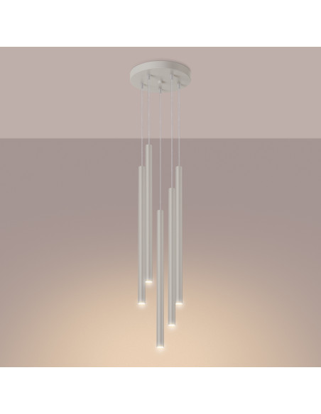 Lampa wisząca PASTELO 5P beżowa