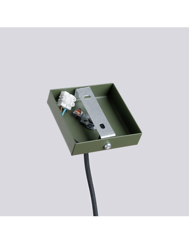 Lampa wisząca PASTELO 1 zielona oliwka