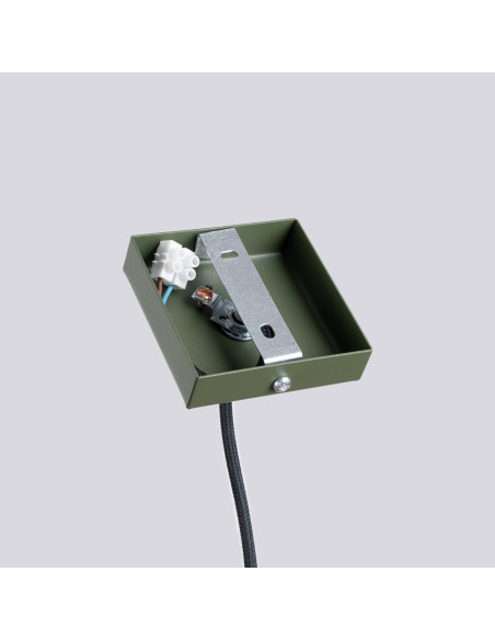Lampa wisząca PASTELO 1 zielona oliwka