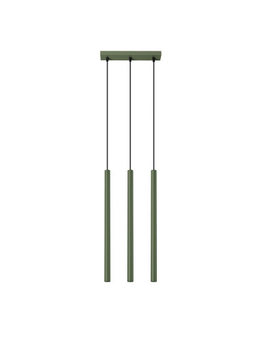 Lampa wisząca PASTELO 3 zielona oliwka