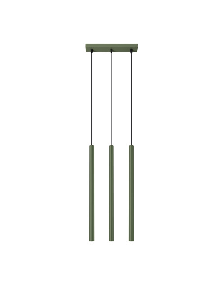 Lampa wisząca PASTELO 3 zielona oliwka