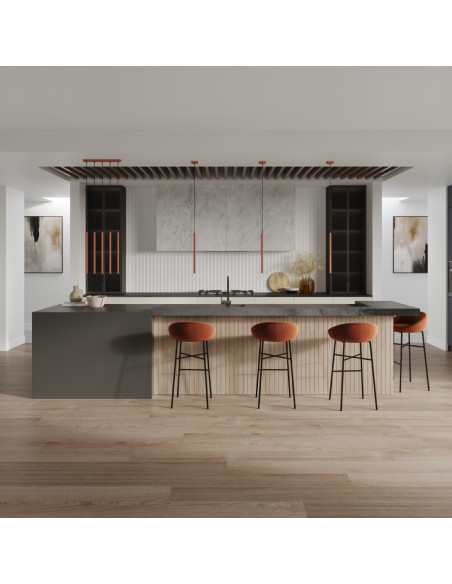 Lampa wisząca PASTELO 3 ochra czerwona