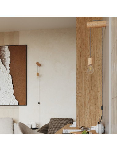 Kinkiet NIMBI E27 z włącznikiem