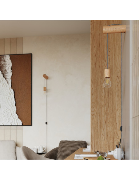 Kinkiet NIMBI E27 z włącznikiem