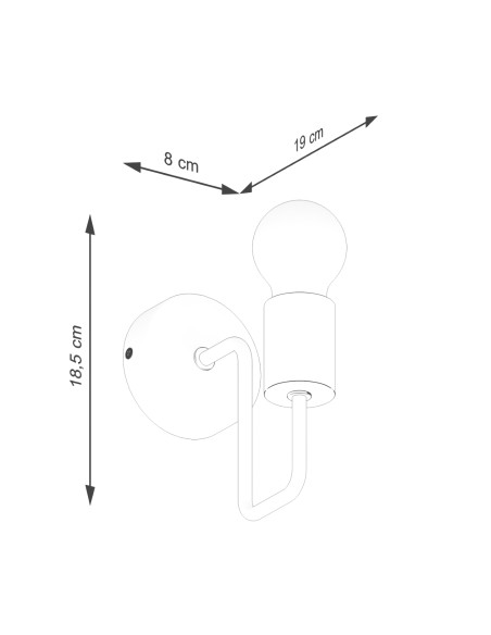 Kinkiet TIMBO biały