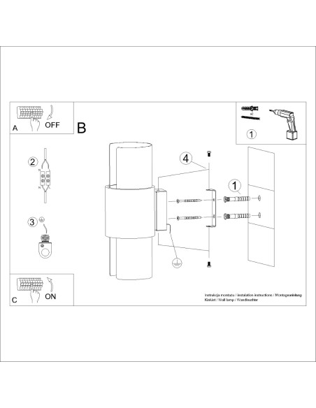 Kinkiet FLASH 2 biały