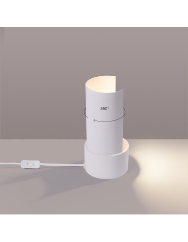 Lampa biurkowa FLASH biała