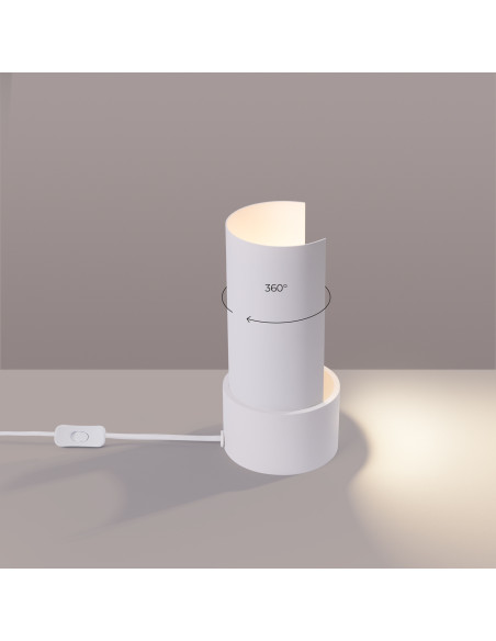 Lampa biurkowa FLASH biała