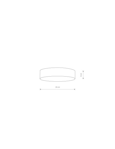 LID ROUND LED 25W 10416